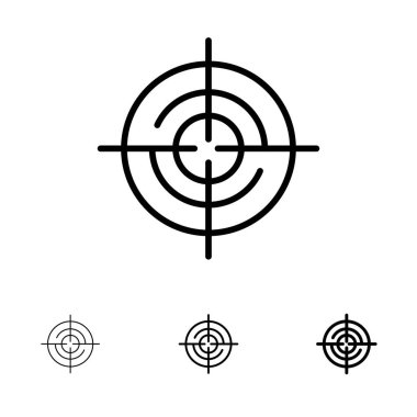 Tanımlayın, Gps, Konum, Gezinme Kalın ve ince siyah çizgi simgesi 