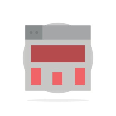 Grafik Tasarımı, Düzen Soyut Daire Arka Plan Düz renk Ic