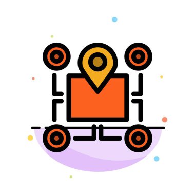 Konum, harita, çip, alan, Işaretçi, soyut düz renk simgesi te