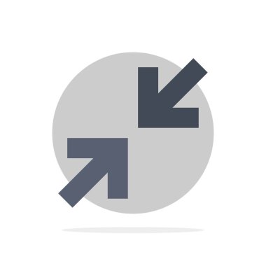 Oklar, Ok, Zoom Soyut Daire Arka Plan Düz renk Simgesi