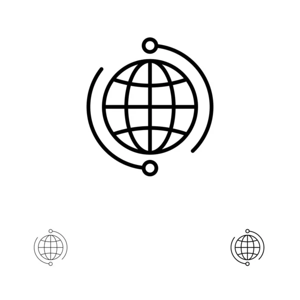 Globe, Entreprise, Connecter, Connexion, Mondial, Internet, World Bo — Image vectorielle