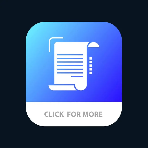 Dokument, Bericht, Notiz, Papier, Richtlinien für das Design von App-Symbolen — Stockvektor