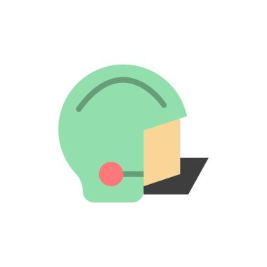 Amerikan, Ekipman, Futbol, Miğfer, Koruyucu Düz Renk Ic