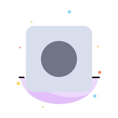 Uygulama, Tarayıcı, Özet Düz Renk Simgesi Şablonu maksimize