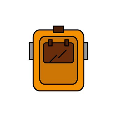 Maske, Kaynak, Koruma, Kaynakçı, Başlık Düz Renk Simgesi. Ve