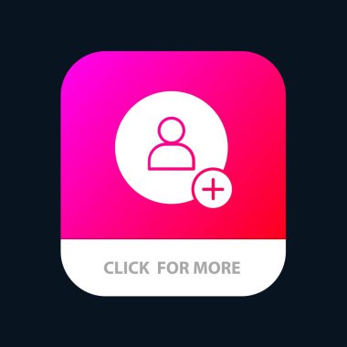 Ekle, İletişim, Twitter Mobil Uygulama Düğmesi. Android ve Ios Glyph V
