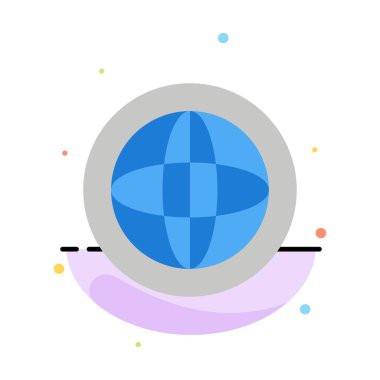 Merkez, İletişim, Global, Yardım, Destek Soyut Düz Renk