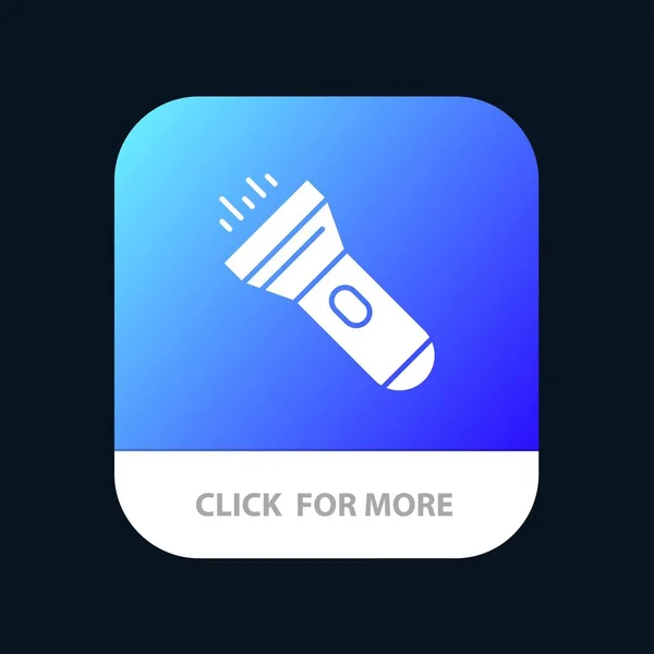 Fleight, Light, Torch, Flash Mobile App Icon Design — стоковый вектор