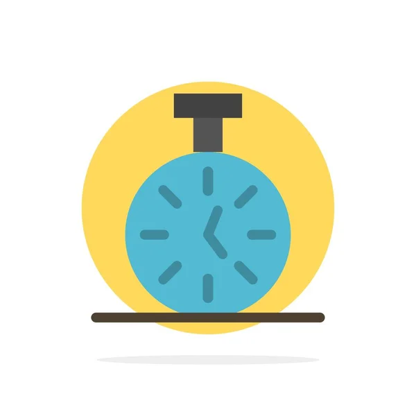 Stopwatch, tijd, timer, Count abstracte cirkel achtergrond platte co — Stockvector