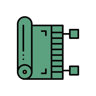 Ramazan simgeleri. Müslüman İslam dua ve ramazan kareem ince çizgi 