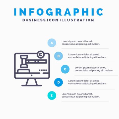 Telif Hakkı, Telif Hakkı, Dijital, 5 adımpresen ile Hukuk Hattı simgesi