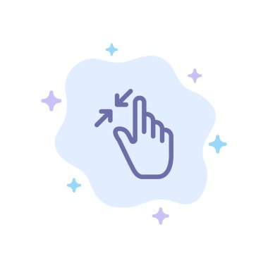 Sözleşme, Jestler, Arayüz, Sıkıştırma, Abstrac'ta Mavi Simgeye Dokun