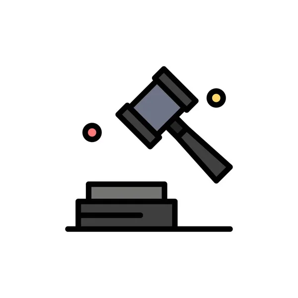 Business, copyright, Digital, Law plat kleur pictogram. Vector, pictogram — Stockvector