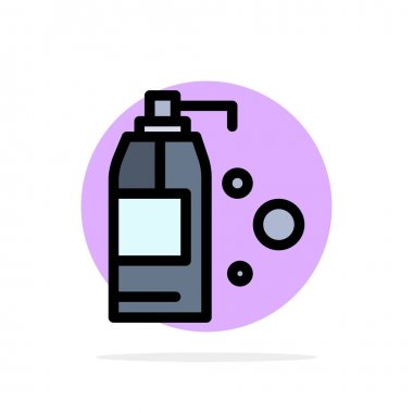 Temizlik, Deterjan, Ürün Soyut Daire Arka Plan Düz col