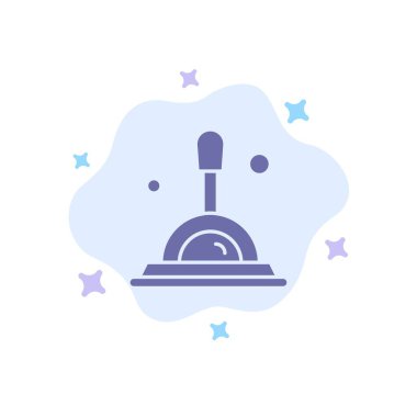 Arama, Büyüteç, Soyut Clou Üzerinde Derin Arama Mavi Simge