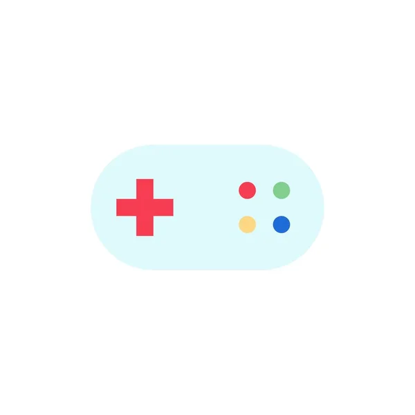 Aid, Band, Bandage, Plus Flat Color Icon. Vector ícone banner Te — Vetor de Stock