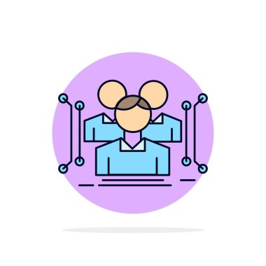 Antropometri, vücut, veri, insan, kamu Düz Renk Simge Vektör