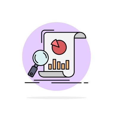 Analiz, analitik, iş, finans, araştırma Düz Renk Ic