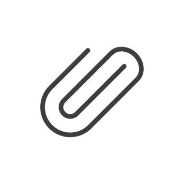 Eki, ekle, klip, düz renk simgesi ekleyin. Vektör simgesi bann