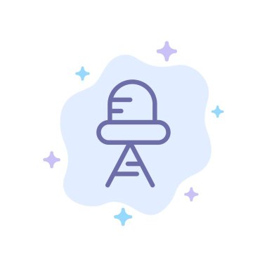 Diyot, Led, Soyut Bulut Arka Planda Açık Mavi Simge