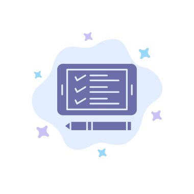 Telefon, hücre, pin, alışveriş mavi simge soyut bulut backgroun