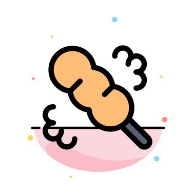 Süpürge, Duster, Wash Abstract Düz Renk Simgesi Şablonu