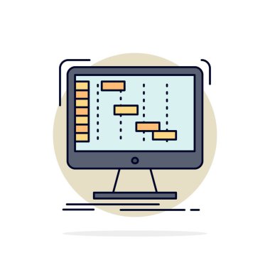 Ableton, uygulama, daw, dijital, sequencer Düz Renk Simge Ve