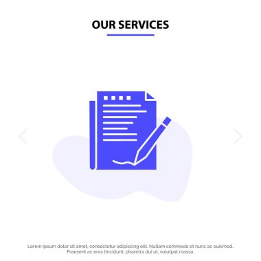 Hizmet Sözleşmemiz, Rapor, Form, Düzen, Kağıt Katı Glyph 