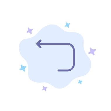 Ok, Döngü, Döngü Oku, Soyut Bulut Backgr'de Arka Mavi Simge