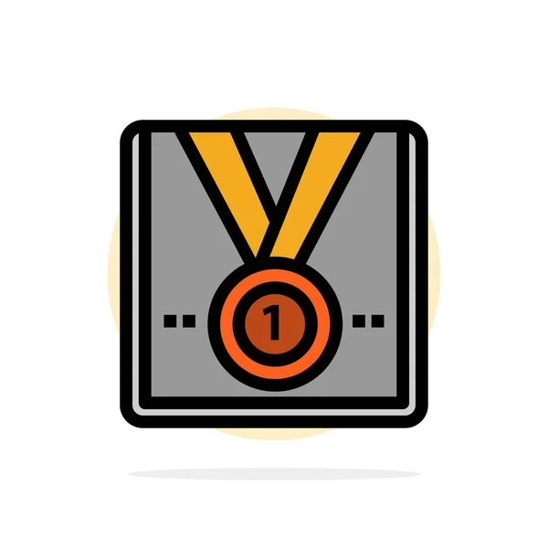 Cena, medaile, hvězda, vítěz, trofej abstrakt kruh pozadí — Stockový vektor