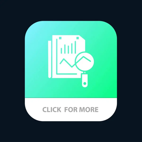 Fichier, Statique, Recherche, Informatique Mobile App Icon Design — Image vectorielle
