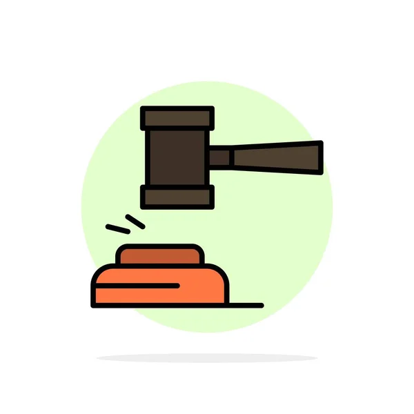 Aktion, Auktion, Gericht, Hammer, Richter, Gesetz, Rechtsabstrakt — Stockvektor