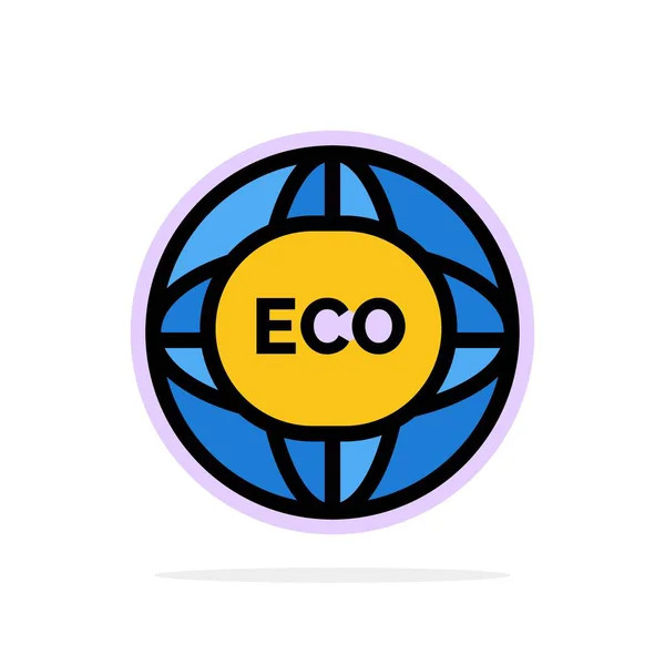 Environnement, Global, Internet, Monde, Eco Abstract Circle Backgr — Image vectorielle