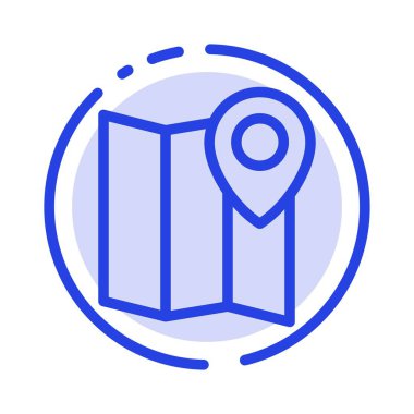 Konum, Harita, İşaretçi, Mavi Noktalı Çizgi Simgesini Sabitleme