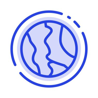 Küresel, Konum, Harita, Dünya, Coğrafya Mavi Noktalı Çizgi Ic