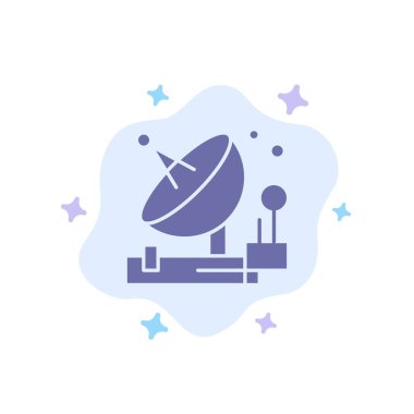 Anten, İletişim, Parabolik, Uydu, Uzay Mavisi İkonu üzerinde