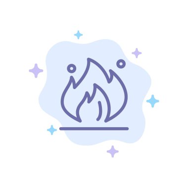 Yangın, Sanayi, Petrol, Soyut Bulut Ba İnşaat Mavi Simge