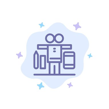 Soyut Bulut Arka Planda Denge, Yaşam, Oyun, İş Mavisi Simgesi