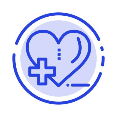 Aşk, Sağlık, Hastane, Kalp Bakımı Mavi Noktalı Hattı Ico