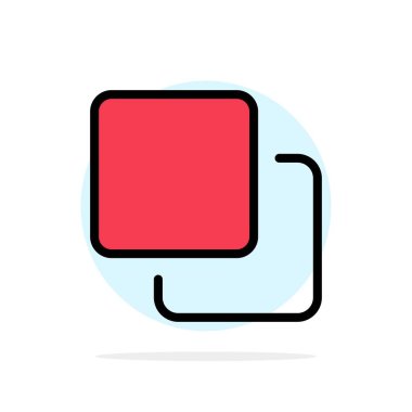 Dört, Medya, Dörtlü, Yığın Soyut Daire Arka Plan Düz co