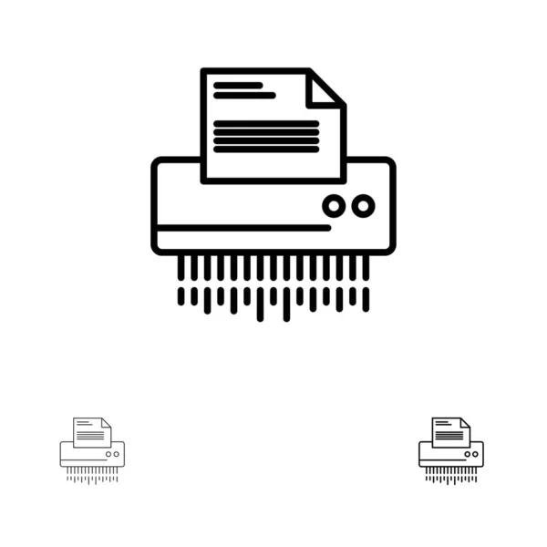 Schredder, vertraulich, Daten, Akte, Informationen, Büro, Papier b — Stockvektor