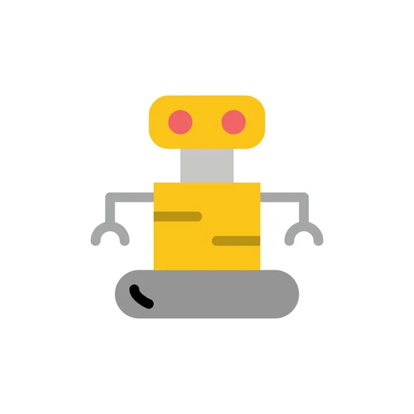 Exoskeleton, robot, tér lapos szín Icon. Vektoros ikon T — Stock Vector