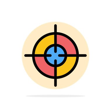 Hedef, Amaç, Arayüz Soyut Daire Arka Plan Düz renk Ico