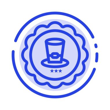 Cam, İçecek, İşaret, Abd Mavi Noktalı Çizgi Hattı Simgesi