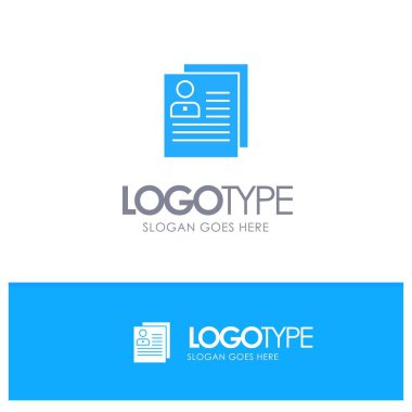 Profil, Hakkında, İletişim, Silme, Dosya, Kişisel Mavi Katı Logo 