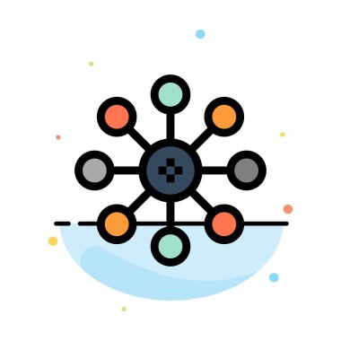 Biyokimya, Biyoloji, Hücre, Kimya Soyut Düz Renk Simgesi 