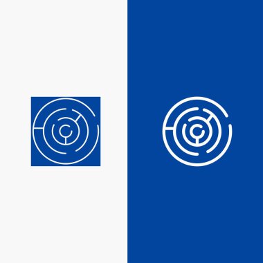 Bulmaca, Ok, Strateji, Hedef, Nokta Çizgisi ve Glyph Solid simgesi