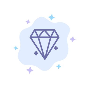 Elmas, E-ticaret, Takı, Soyut Bulut B Jewel Mavi Simge