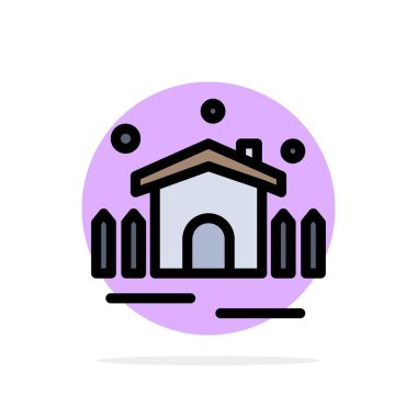 İnşaat, Bahçe, Veranda, Shelter Soyut Daire Arka Plan 