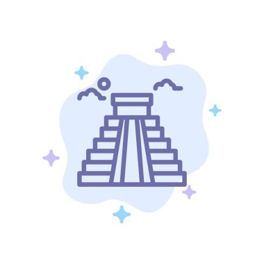 Bina, Landmark, Amerikan, Soyut Bulut Arka Plan Abd Mavi Simge